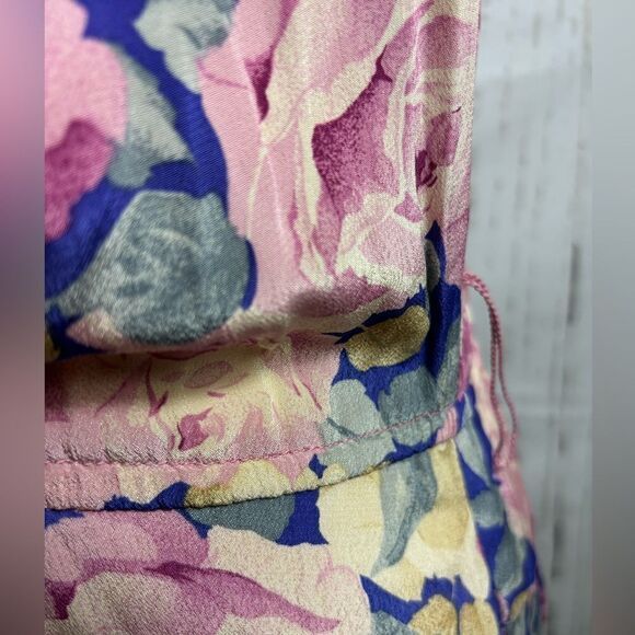 Vintage Lynda Pizzuto for Phoebe Dress Floral Prind - Picture 11 of 16